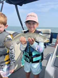 Cutthroat trout caught on fishing tour in South Padre Island