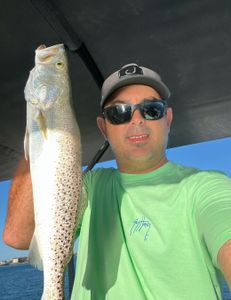 Angler fishing at South Padre Island