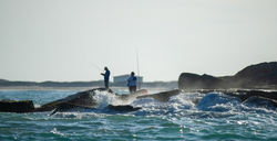 Scenic view of Texas landscape during fishing cruise