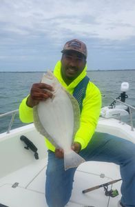 Reeling in the big one in Atlantic City.