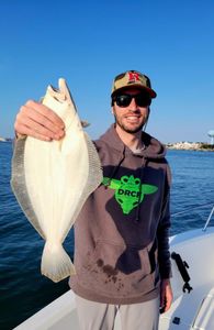 1 angler fishing in Atlantic City