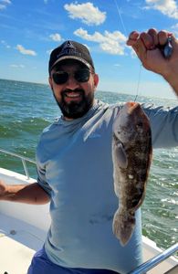 Person fishing in Atlantic City
