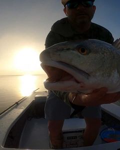 A lone angler fishing in Jacksonville