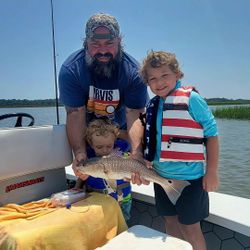 Redfish caught in Jacksonville, Florida