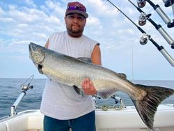 Beneath the Blue Skies of Lake Ontario Fishing!