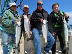 Casting Lines for Coho Salmon Under the Open Skies