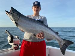 Chinook salmon caught fishing in NY