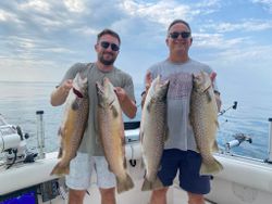 Four sea trout caught in Wilson, fishing
