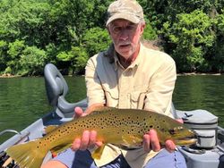 A big sea trout caught while fishing in AR