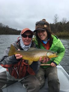 Two people fishing in Gassville