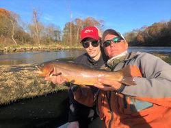 Caught a beautiful rainbow trout in Gassville