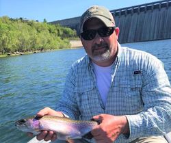 Rainbow Trout caught while fishing in Gassville