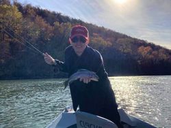 Angler fishing in AR