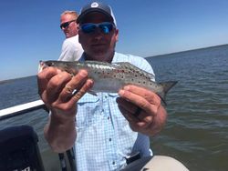 One big fish caught during a fishing trip at Midway