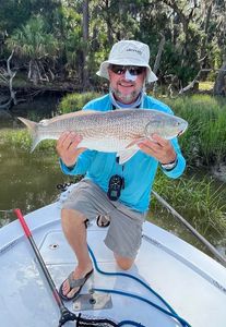Redfish caught by angler at Midway