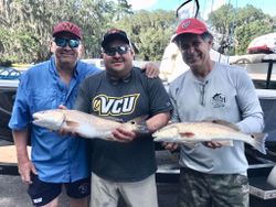 Two redfish caught in GA