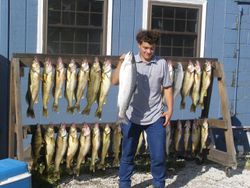15 fish caught in Conneaut while fishing