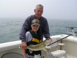 Two people fishing in OH