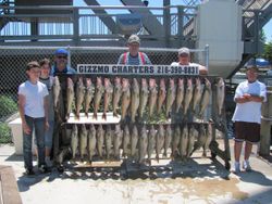 Anglers enjoying a great fishing trip in OH