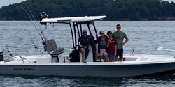 Group of 4 people fishing in GA