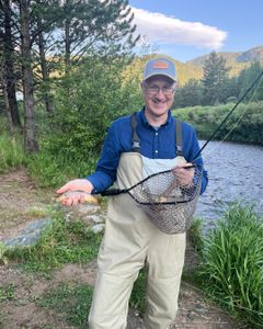 Angler fishing in Colorado