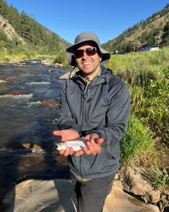 Brook Trout caught while fishing in CO