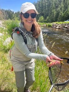 Person fishing in Longmont