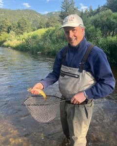 Angler fishing in Longmont