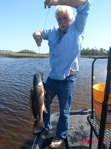 Angler fishing in Crystal River