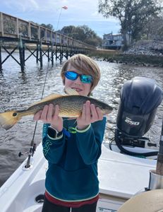 Jacob’s first Red fish :)