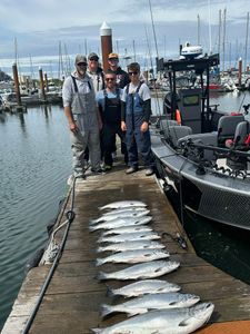 Anglers enjoying a fruitful fishing trip in Oregon