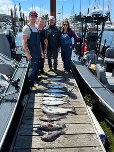 3 fish caught by 4 people fishing in OR