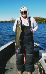 Walleye caught while fishing in Minneapolis