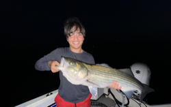 Lone angler fishing in RI