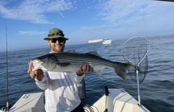 Striped bass caught in Narragansett