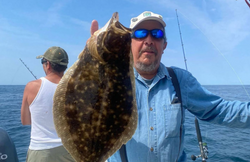 Summer Flounder, 18 inches, caught while fishing in Narragansett