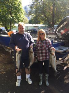 2 anglers fishing in Portland