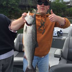 Lone angler fishing in Oregon