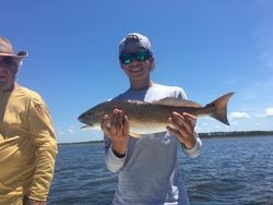 A person fishing in Steinhatchee, Florida