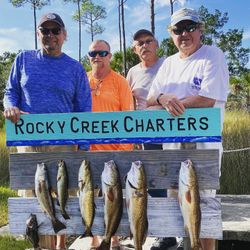 Redfish and Largemouth Bass caught by 4 people in Steinhatchee