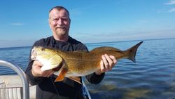 Large fish caught in Steinhatchee, Florida while fishing