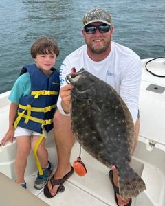 Large Flounder Fish from Gulf Stream, NC