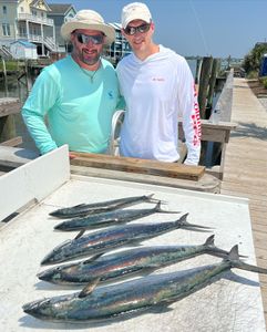 Two anglers with 3 big fish caught at Atlantic Beach