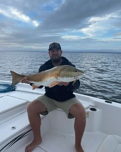 A person fishing in North Carolina