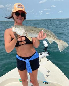 Person fishing in Atlantic Beach