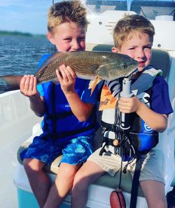 2 people fishing in North Carolina
