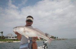 A man fishing in Naples, Florida