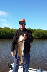 A person fishing in Naples, Florida