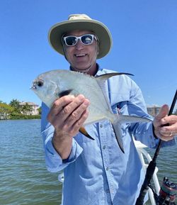 Permit fish caught fishing in Naples, Florida
