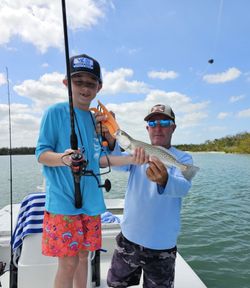 Spotted Weakfish caught while fishing in Naples, Florida